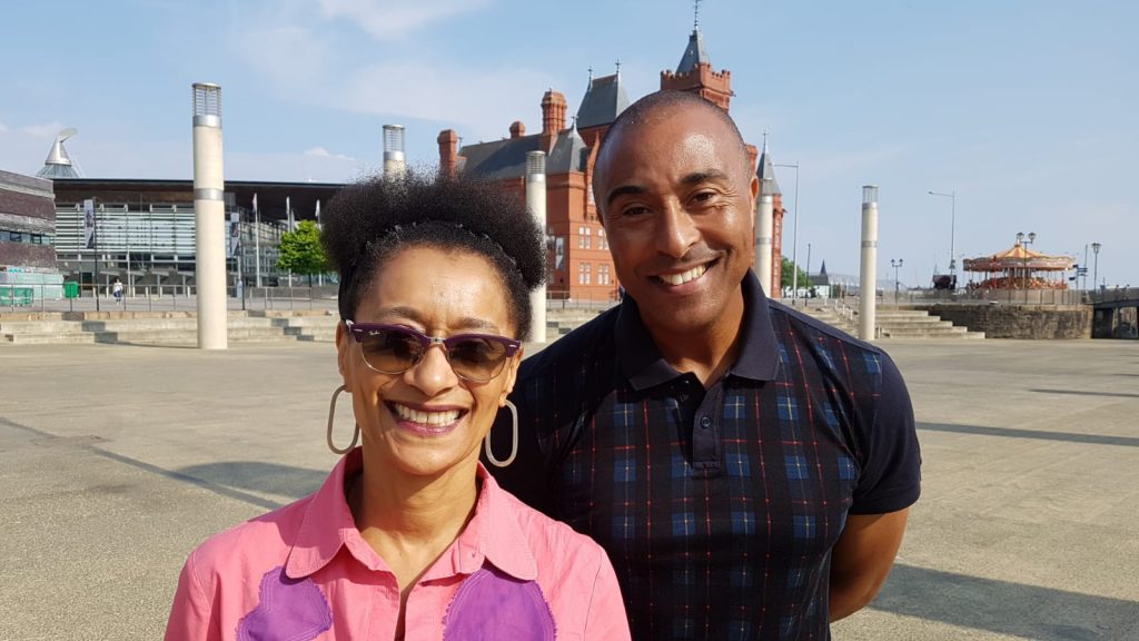 Suzanne Packer and Colin Jackson