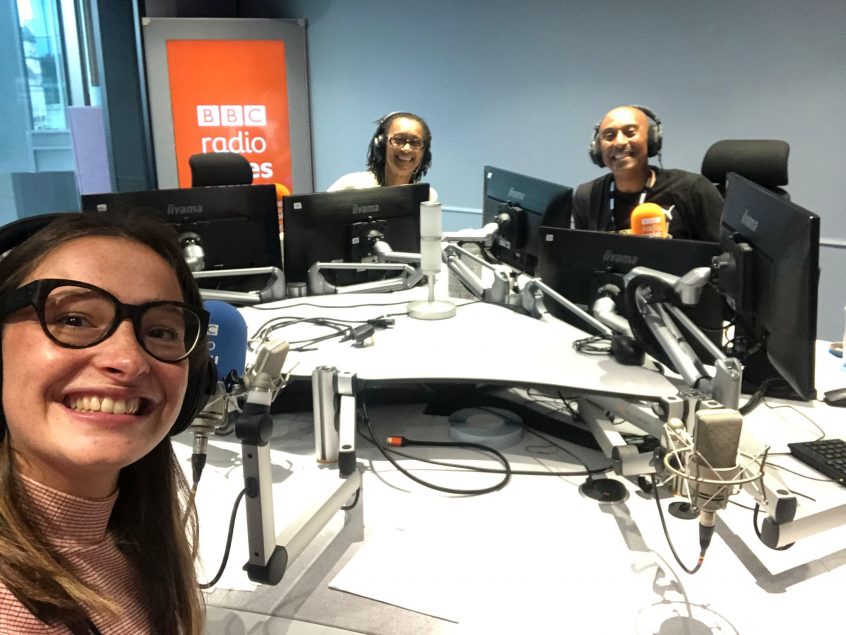 Sunday Morning With Colin Jackson and Suzanne Packer, with researcher Giorgia Rescigno